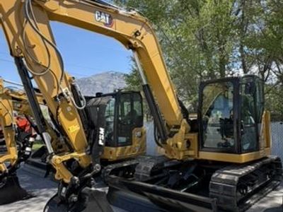 New Cat 308 For Rent, Angle Blade and Thumb