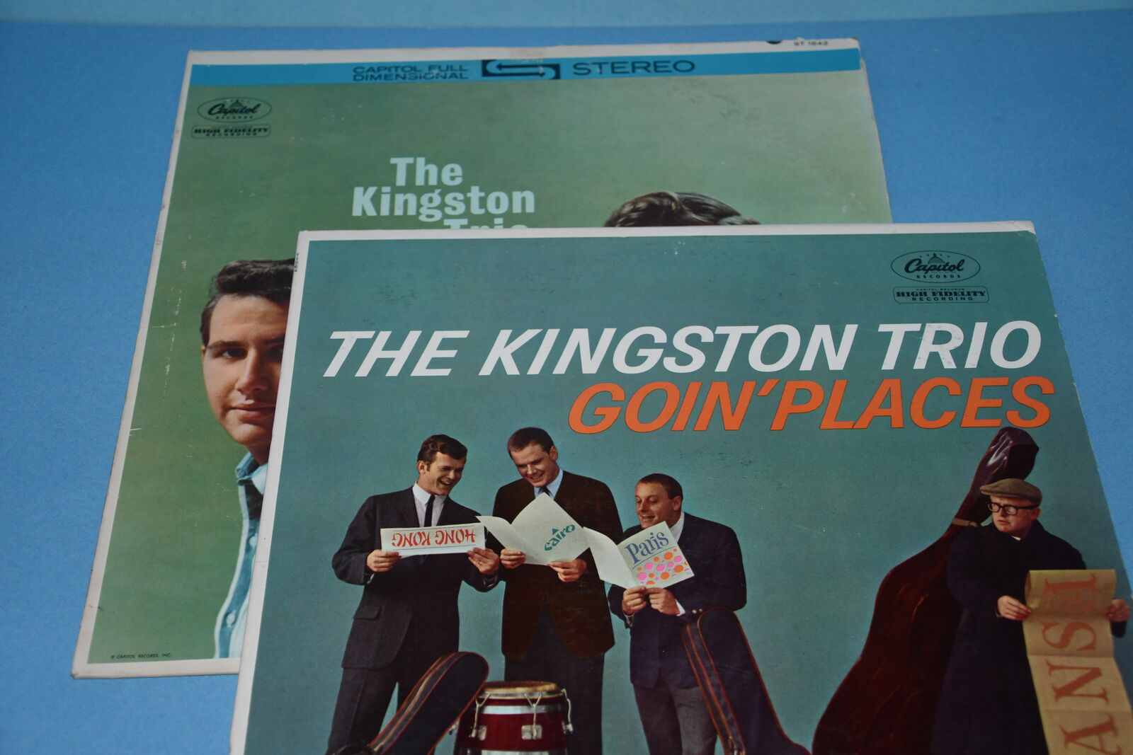 2 VINTAGE VINYL RECORDS ~ THE KINGSTON TRIO ~ ALL FOR $5!