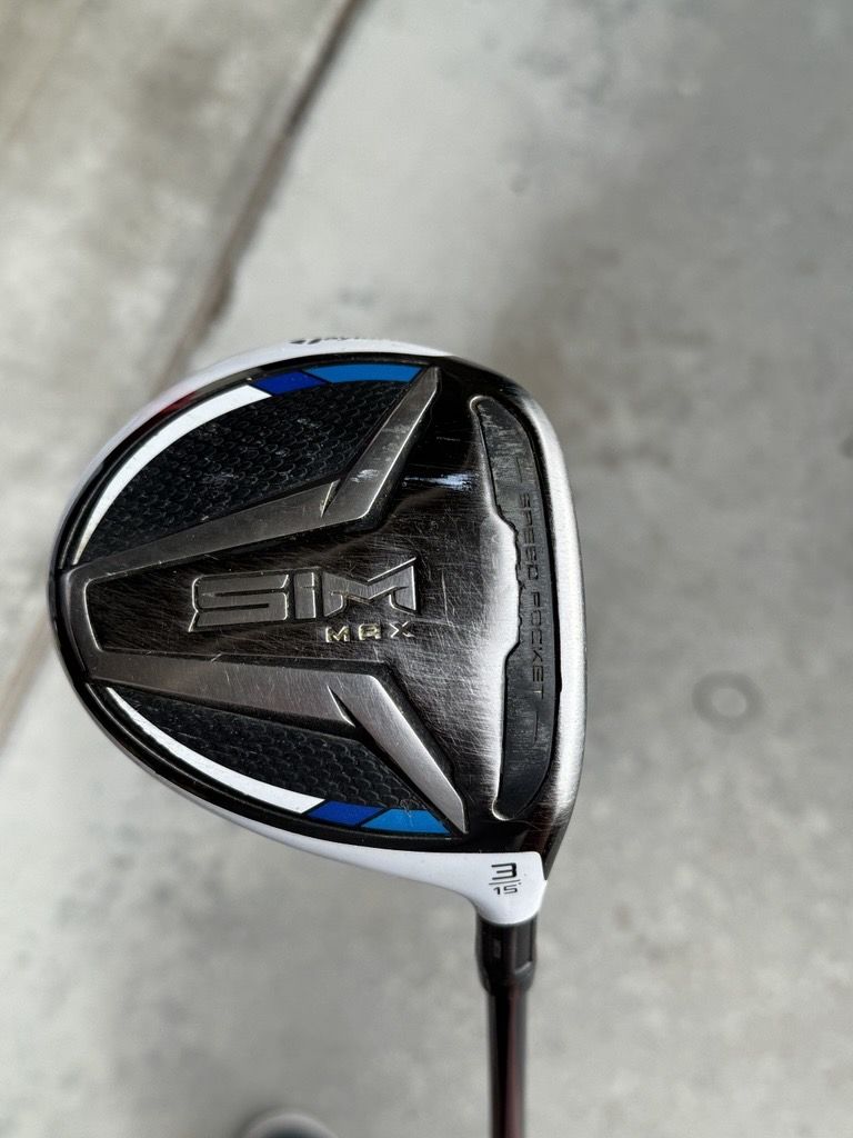 Sim Max 3 Wood - Stiff Ventus Blue Shaft - RH