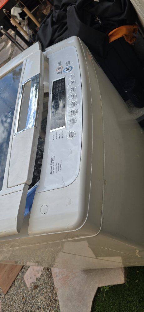 LG Inverter Direct Drive Smart Drum Top Load Washing Machine White