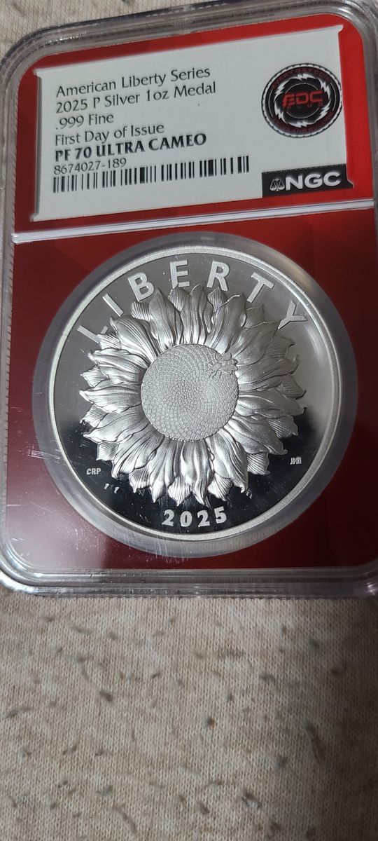 2025-p Silver 1oz Liberty NGC PF70 ultra cameo