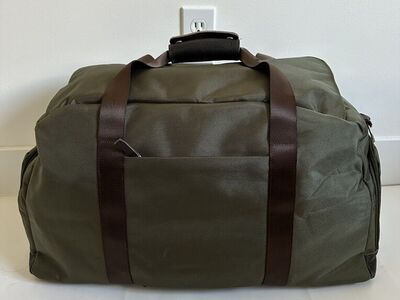 Abercrombie & Kent Large Duffle Bag Leather Accent
