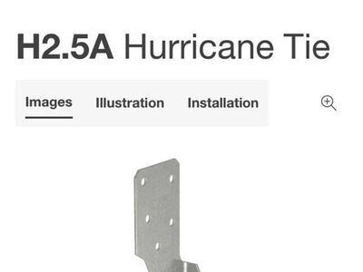 Simpson Storng Tie - Hurricane Tie