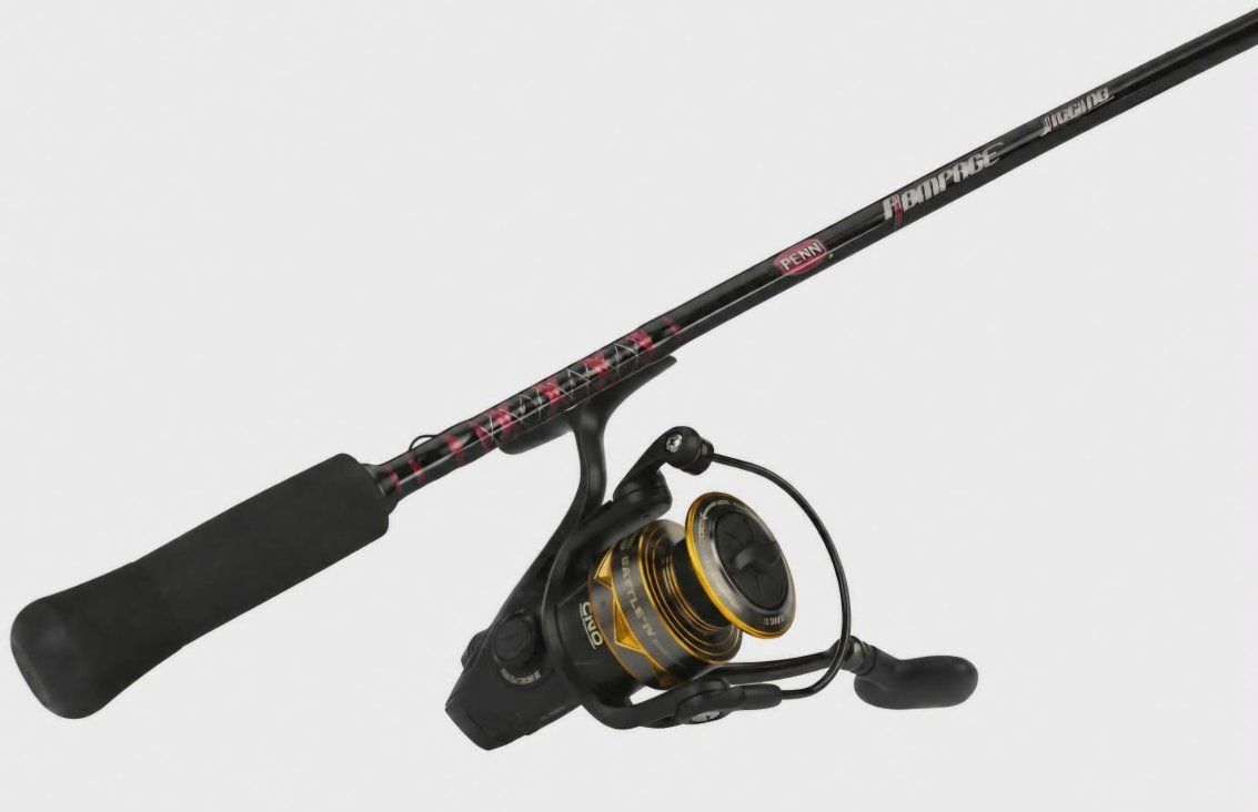 Penn Rampage Boat Spinning Fishing Rodwith Penn Battle IV Spinning Fishing Reel