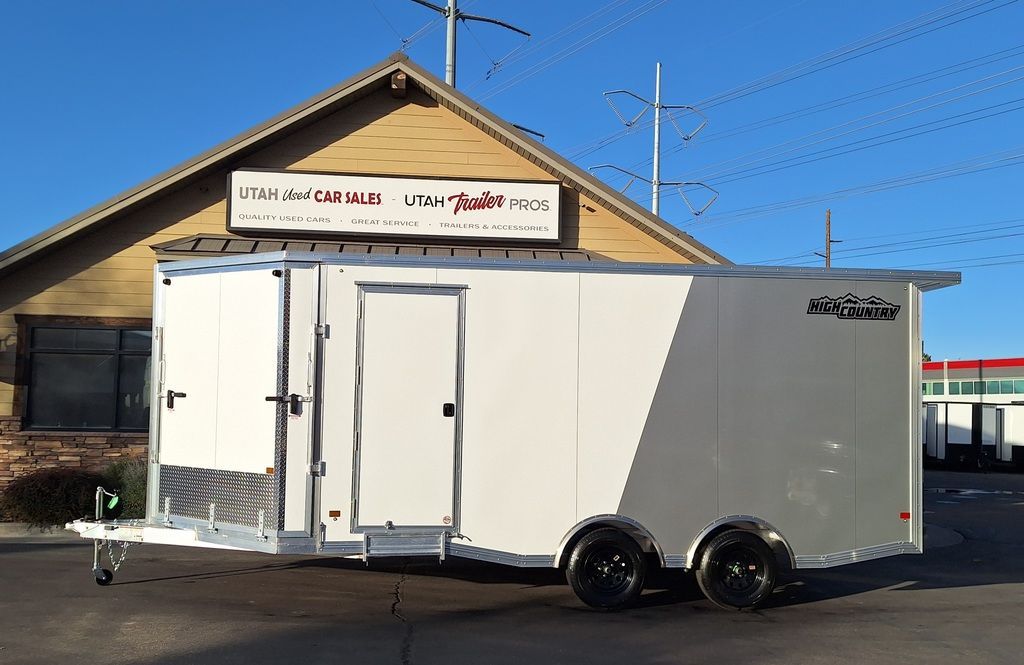 2026 High Country 8x18 / 8.5x18 UTV/ATV/Snowmobile Enclosed Trailer All Aluminum New