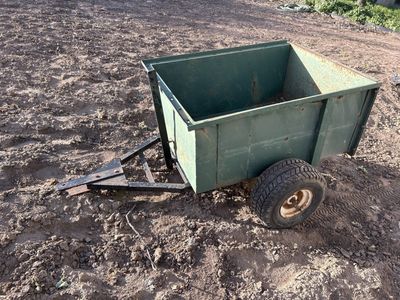 Small Lawn and Garden Trailer w/Dump Box