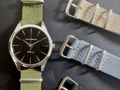 Nylon Military NATO-style Watch Strap 16mm | 18mm | 20mm Black | Gray | Army Green | Beige