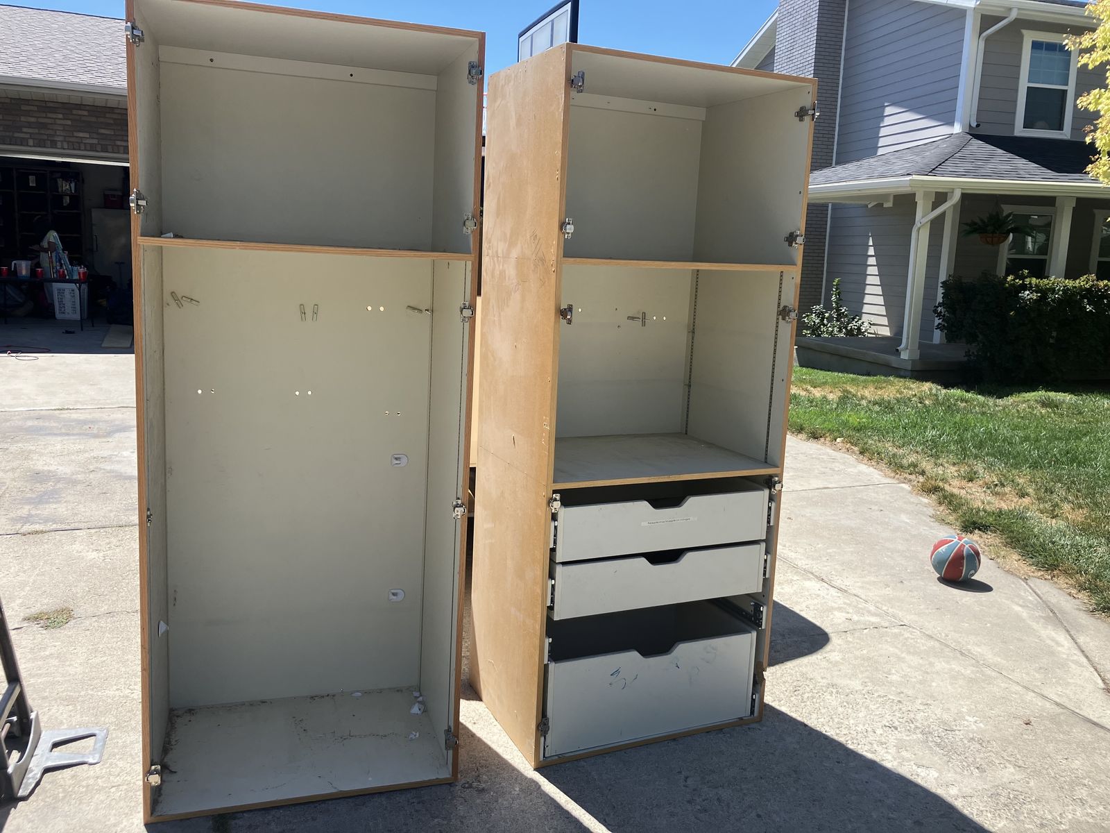2 Large Storage Shelves