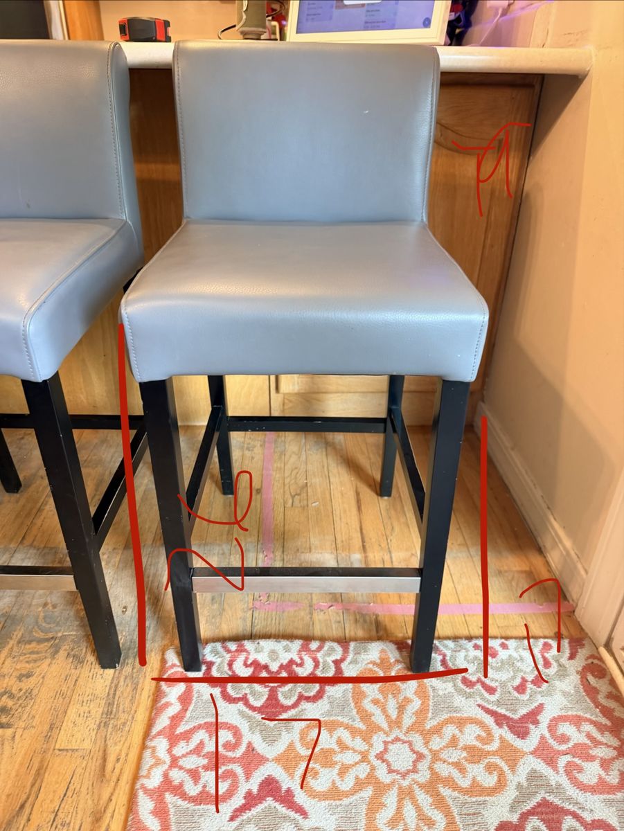 Bar stools counter height