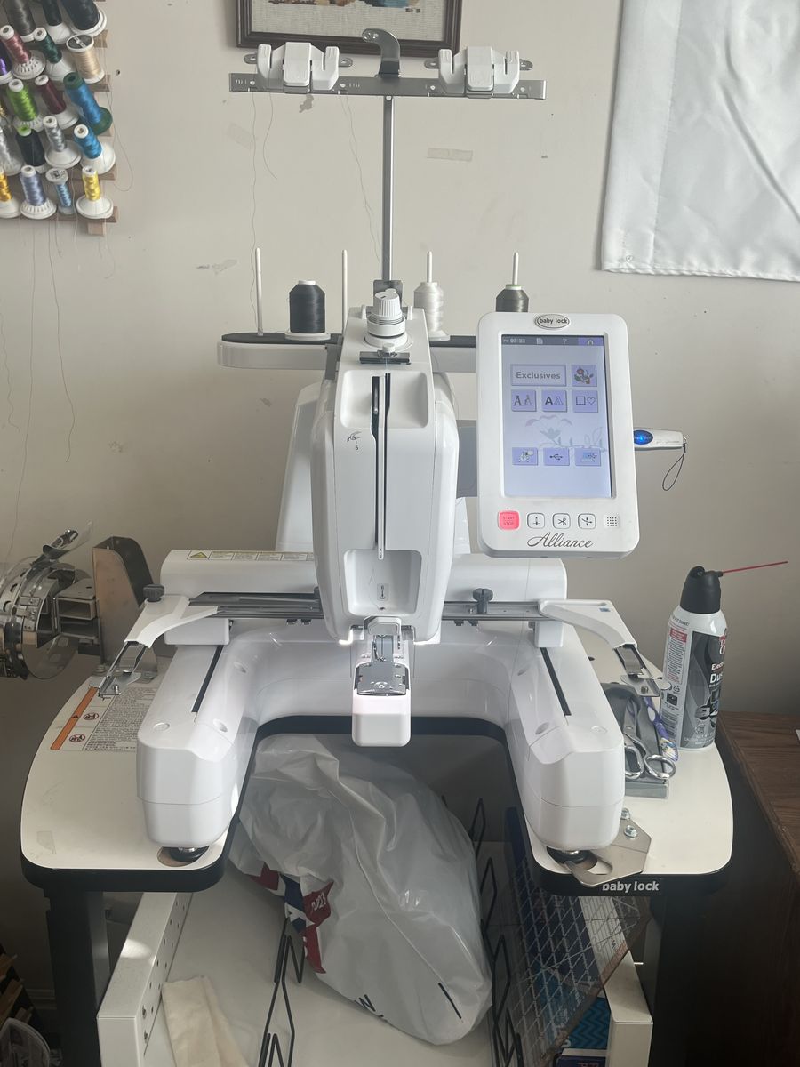Baby Lock Embroidery Alliance single head