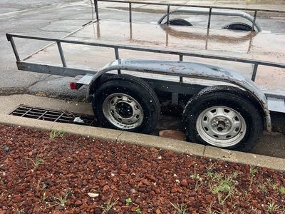 Dual axle trailer 7 x 14