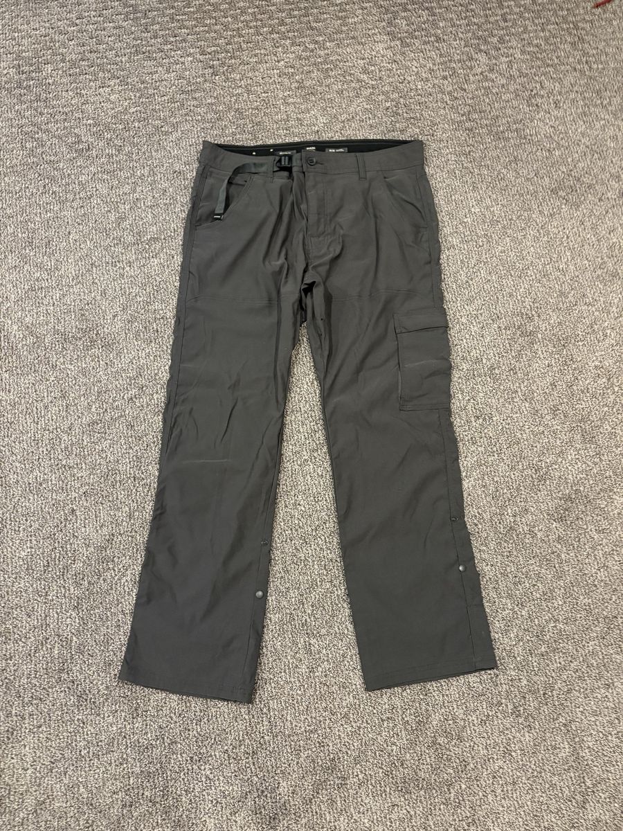 Men’s prAna relaxed fit black pants, size 36/30