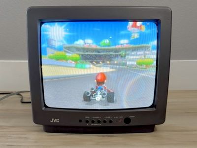 JVC 13” CRT TV Vintage Retro Gaming