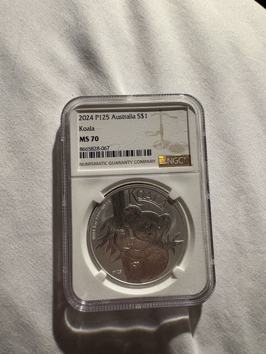 2024 Australian one dollar koala 1 ounce fine silver