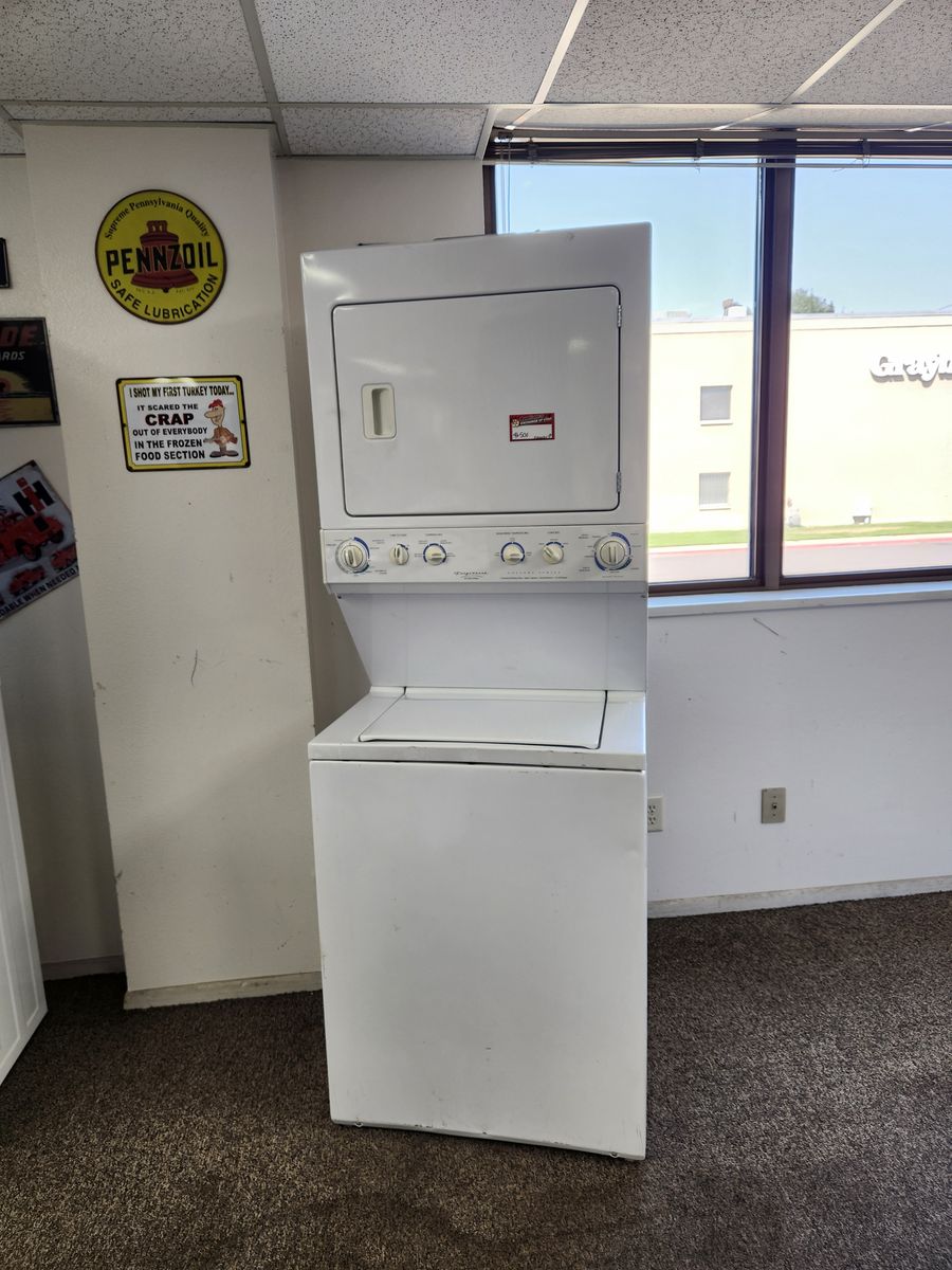Frigidaire Gallery Stacked Laundry Center Washer and Dryer Unit - White