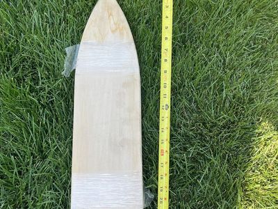 NEW Trapping supplies: basswood muskrat wooden stretcher (6)