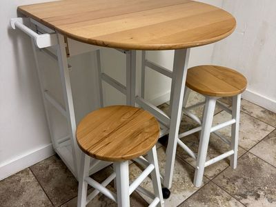Foldable Dinette Table and Stools - OBO