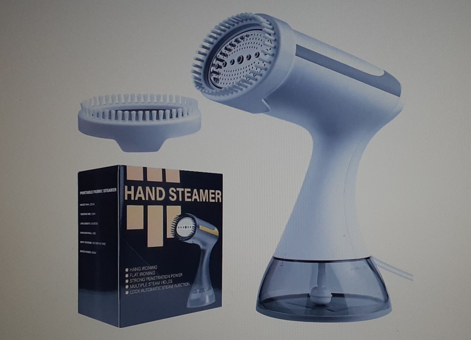 New Handheld Clothes Steamer - 1500W Powerful Garment Steam Iron - Wrinkles Remover for Garment, Curtain and Bedding
