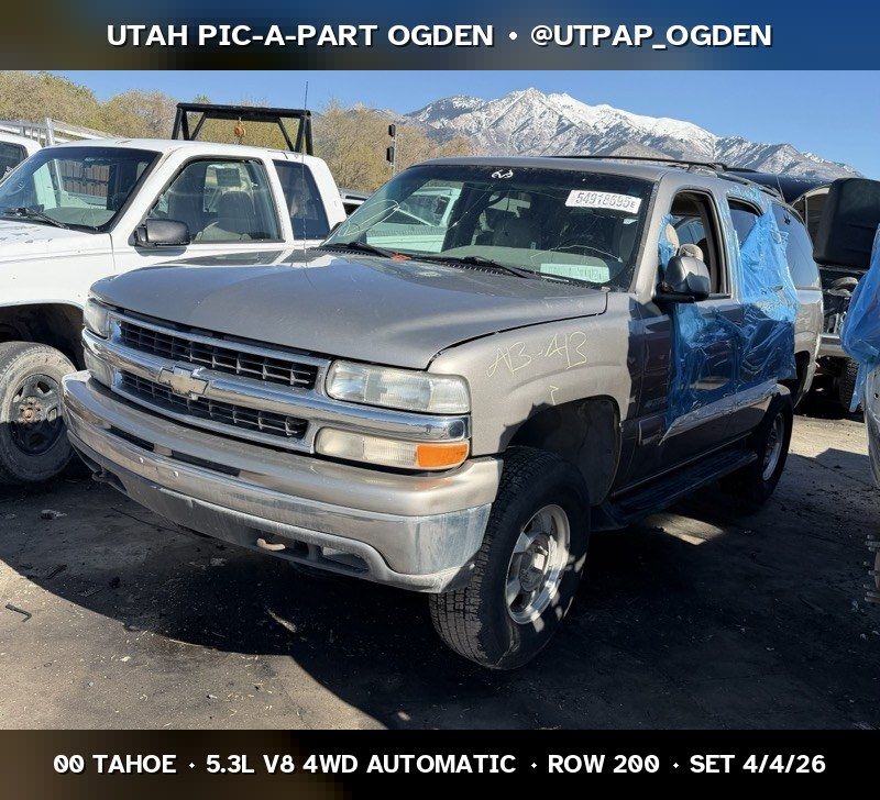 2000 Chevrolet Tahoe GMT800 Parts - UTPAP Ogden