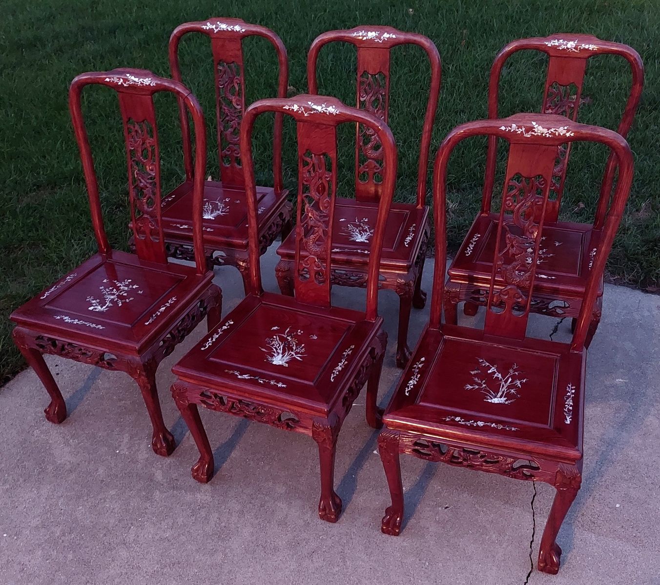 Antique Chinese Qing Dynasty Rosewood Chairs