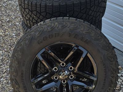 New 2026 Silverado take offs. Goodyear Wranglers / Wheels