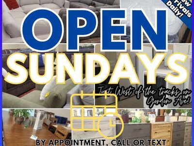OPEN Sundays by Appt...🪑