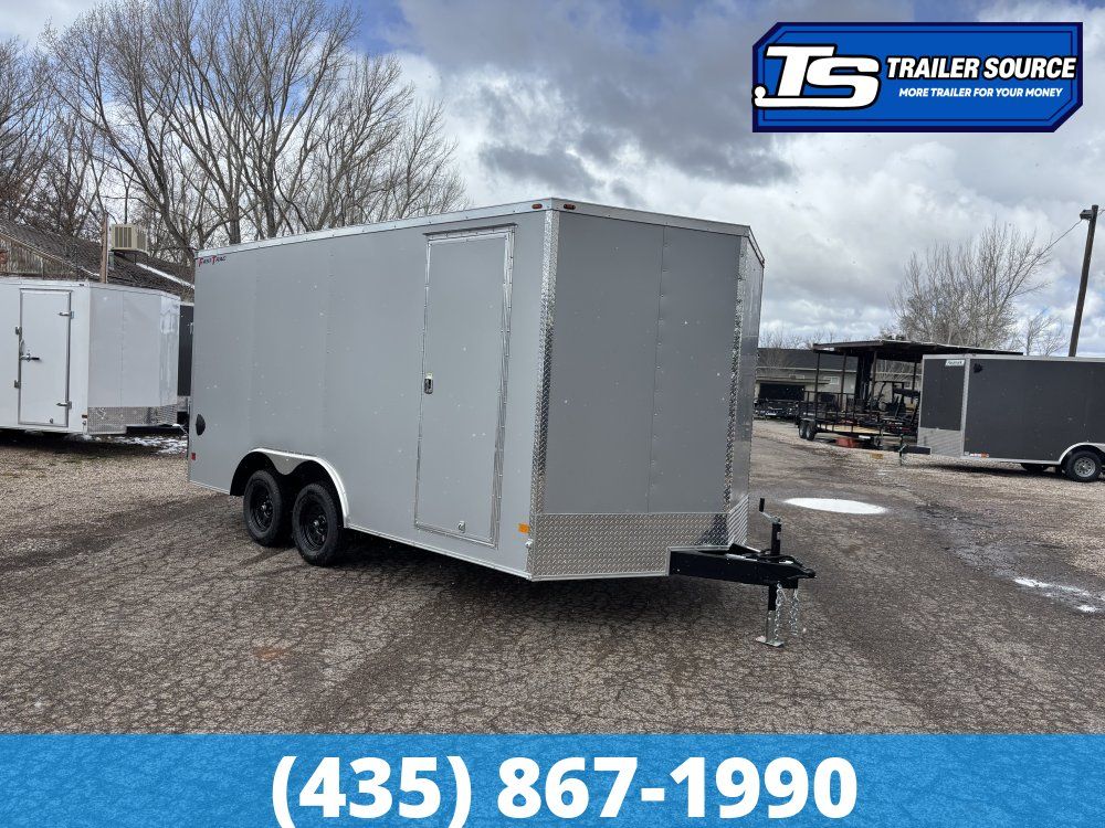 8.5x16 Haulmark Passport DELUXE Enclosed Cargo Trailer - 7'0" Interior - 7K GVWR - Dovetail