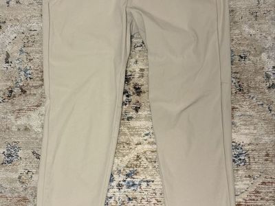 Tan ABC Lululemon Pants