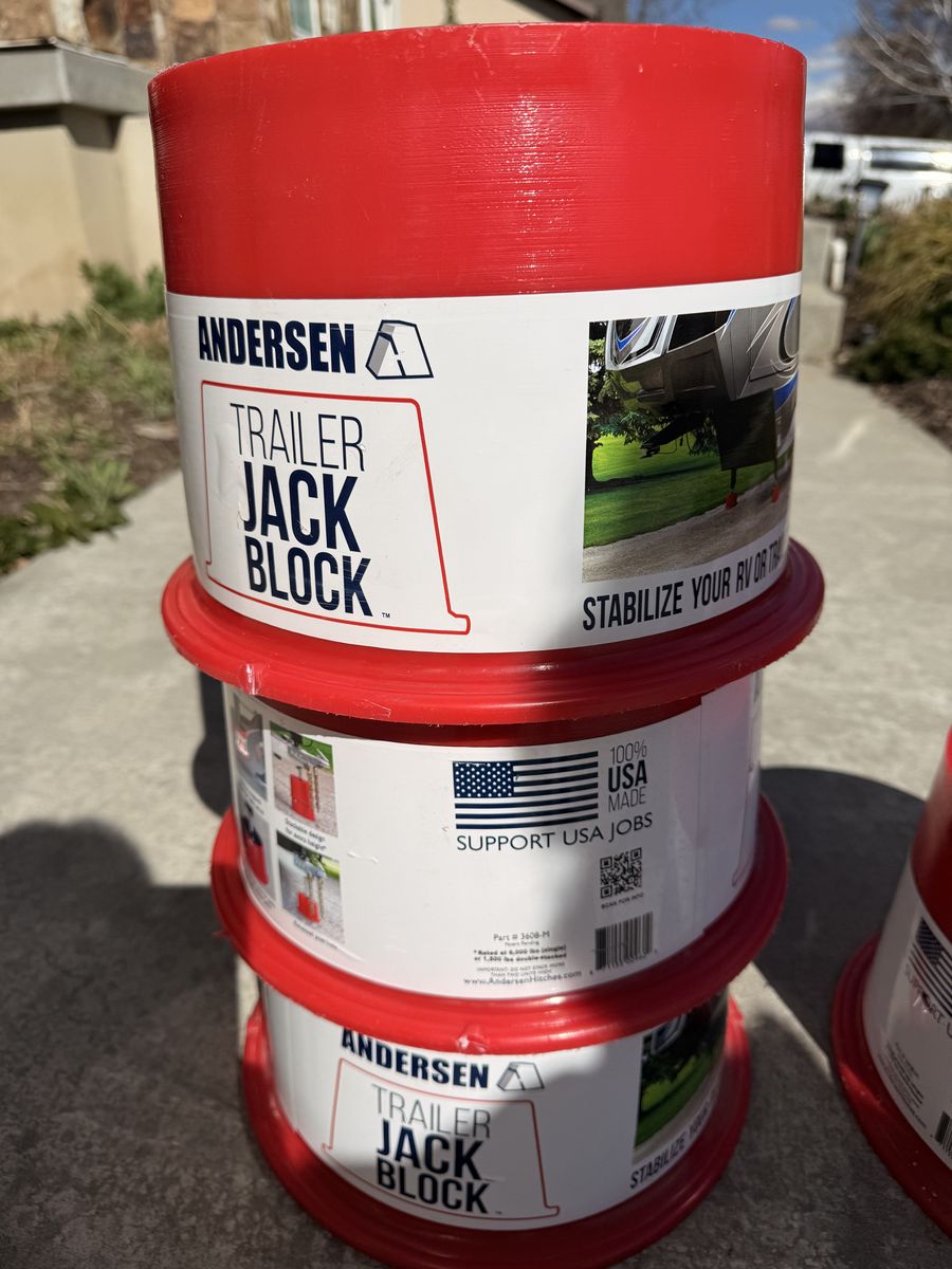 4 Andersen Trailer Jack Blocks $125.00