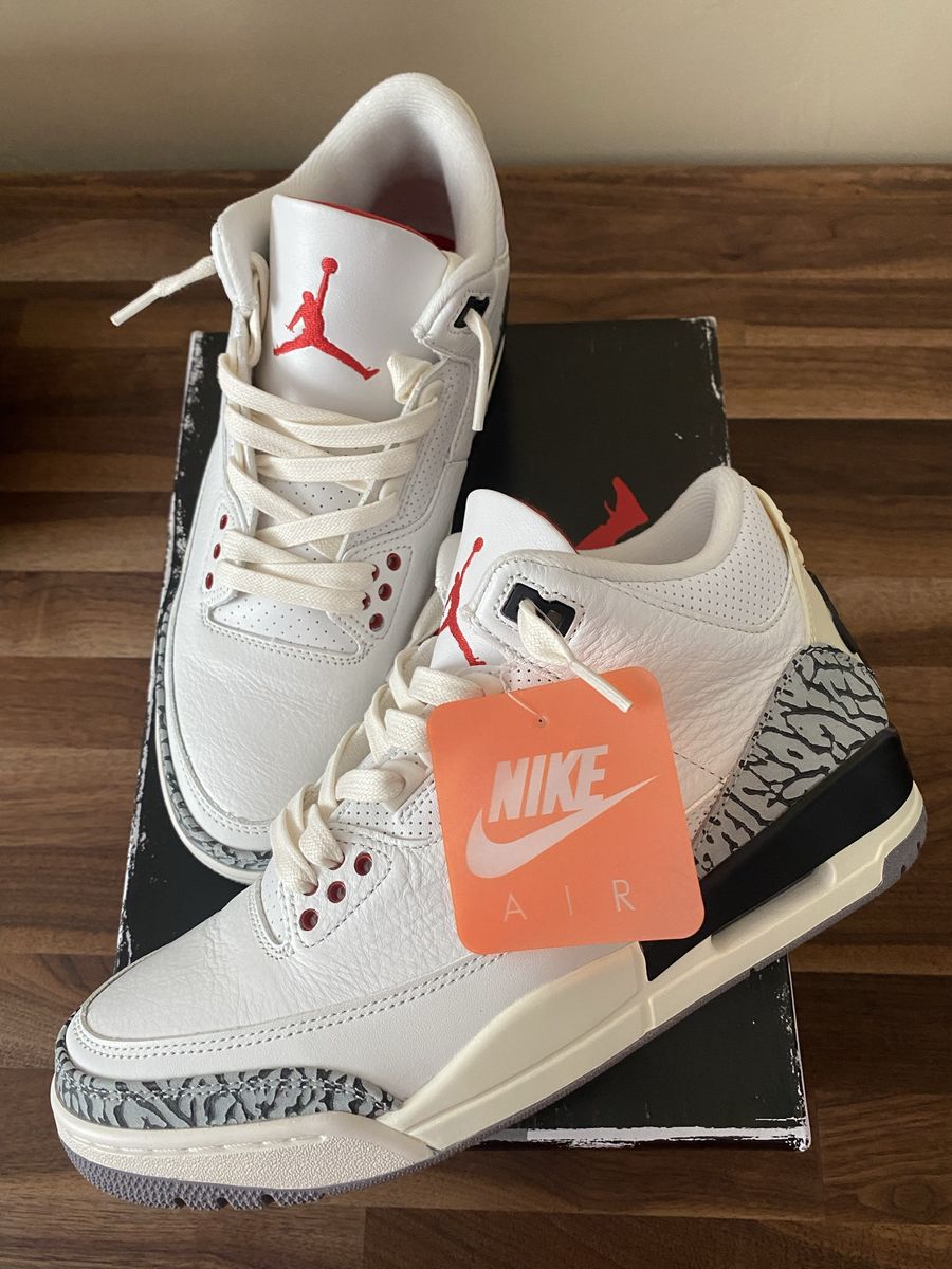 Nike Jordan 3 Retro Reimagined White Cement Shoes