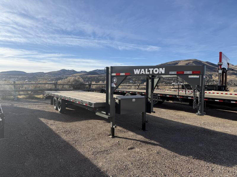 2026 Walton Trailers 24' Gooseneck Flatbed Trailer