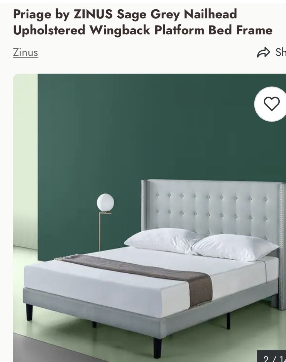 Brand new queen size Zinus bed