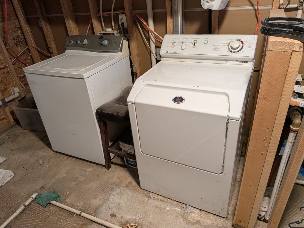 washer and dryer