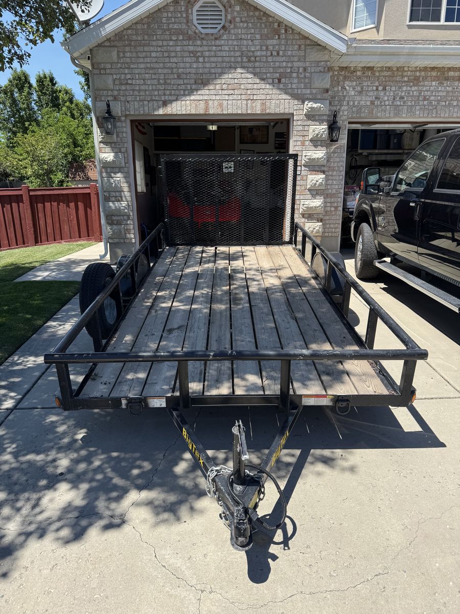 2013 Big Tex 16' Utility Trailer (Model 35SA) – Includes Spare Tire