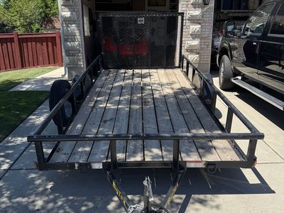 2013 Big Tex 16' Utility Trailer (Model 35SA) – Includes Spare Tire