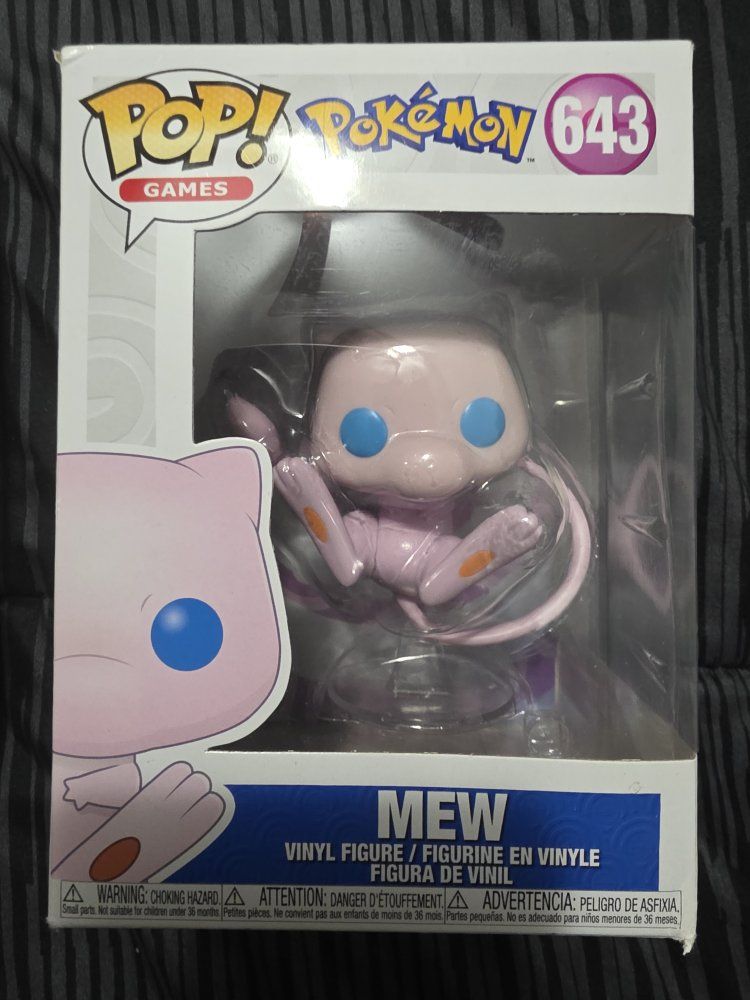 Funko Pop! Pokémon Lot - Charmander #455, Pikachu #598, Mew #643