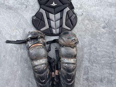 All-Star chest protector and shin guards