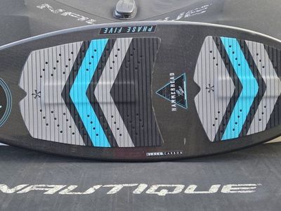 Phase Five Hammerhead 55" Black Carbon Wakesurf Board Drew Danielo Pro Model