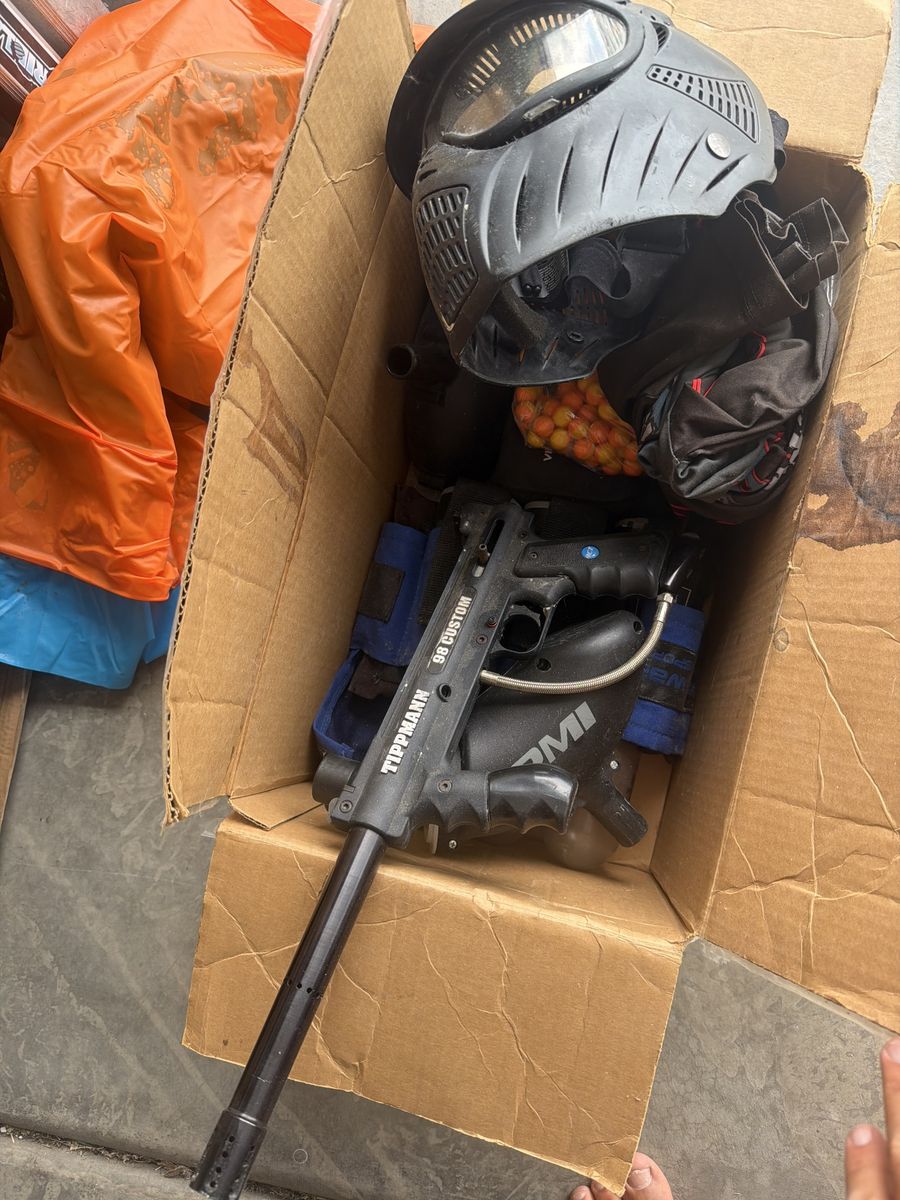 Tippmann paintball, gun and supplies