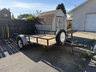 Flatbed trailer 8x10