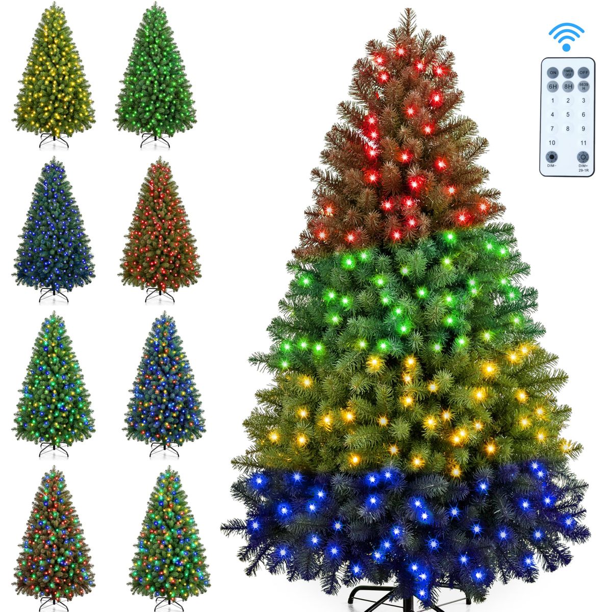 Christmas Tree, 6 FT Pre-lit Full Size