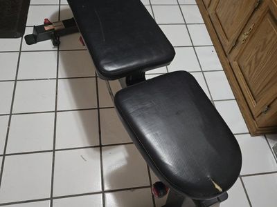 CAP Strength Adjustable Weight Bench - Black, Used - Ideal for Home Gym Workouts
