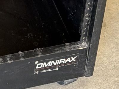 OMNIRAX Studio Rack Audio Equipment Rack Mount Shelf Black