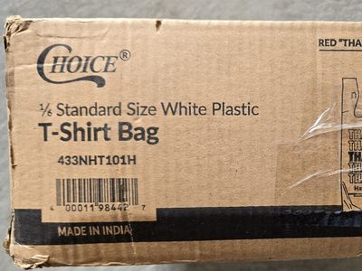 Choice Plastic T-shirt Shopping Bags