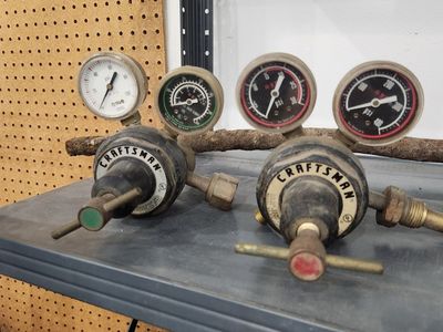 Vintage oxy acetylene Guages