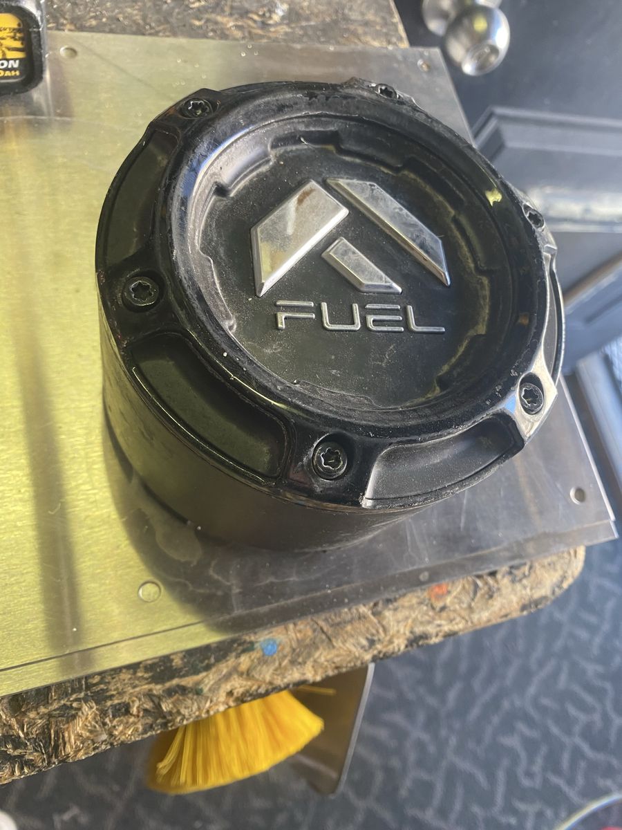 Fuel Off-Road Black Wheel Center Cap - 3.25" Diameter