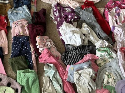 12 Mo Girl Clothes - 62 Items