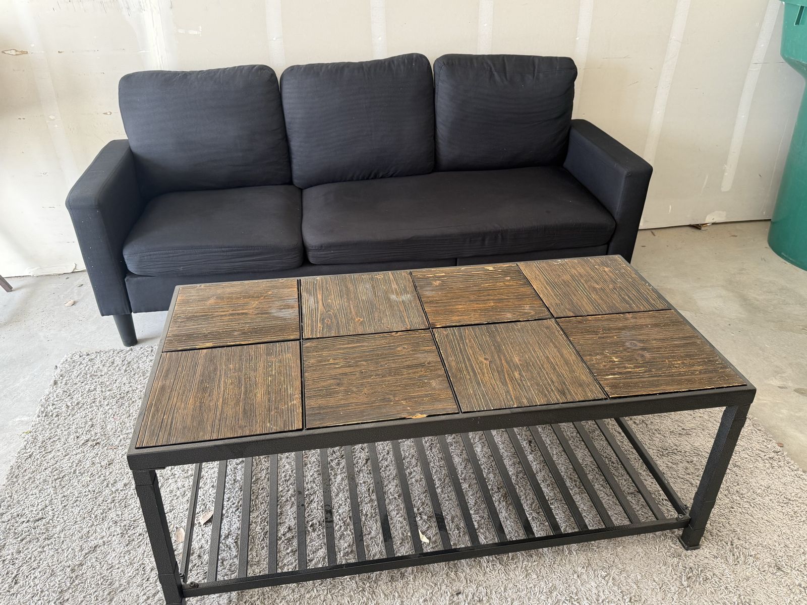 Couch and coffee table
