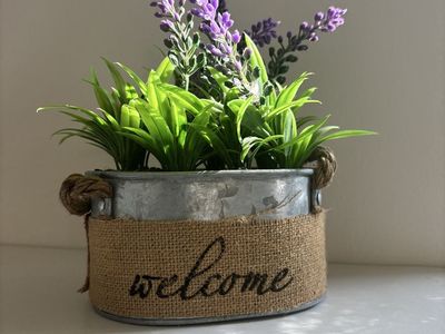 Welcome Home Decor Artificial Plant