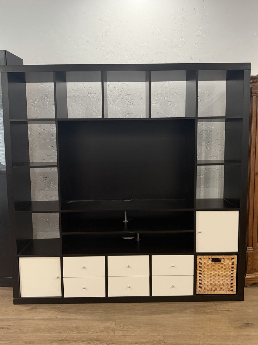 IKEA Kallax 5x5 Entertainment Center